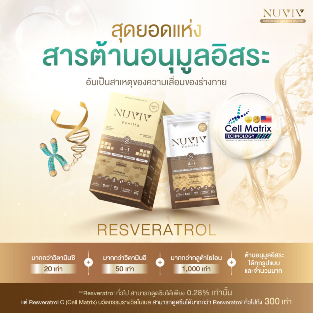 NUVIV Ads สุดยอดสารต้านอนุมู